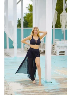 Dámska plážová sukňa Dancing 13 DAN13-19 Black - Self