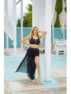 Dámska plážová sukňa Dancing 13 DAN13-19 Black - Self