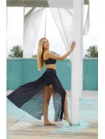 Dámska plážová sukňa Dancing 13 DAN13-19 Black - Self Dámska plážová sukňa Dancing 13 DAN13-19 Black - Self