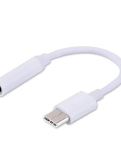 Audio adaptér biely AK-35 USB typ 3.1 C (M) - Jack 3,5 mm (F) - Savio