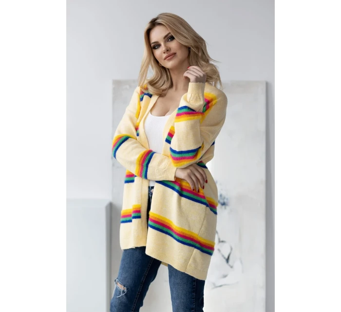 Sveter na zapínanie model 178649 PeeKaBoo