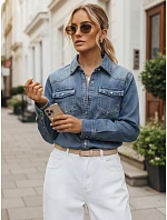 Koszula jeansowa damska na  model 22305408 - FashionStreet