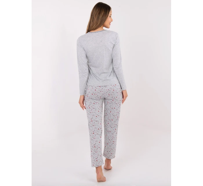 DU PI FP 003.99P sivé pyžamo