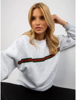 Dámská mikina EM BL model 18140163 světle šedá - FPrice Dámská mikina EM BL model 18140163 světle šedá - FPrice