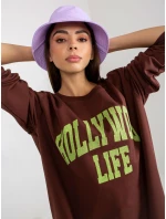 Mikina VI BL 3102.01P tmavo hnedá Mikina VI BL 3102.01P tmavo hnedá