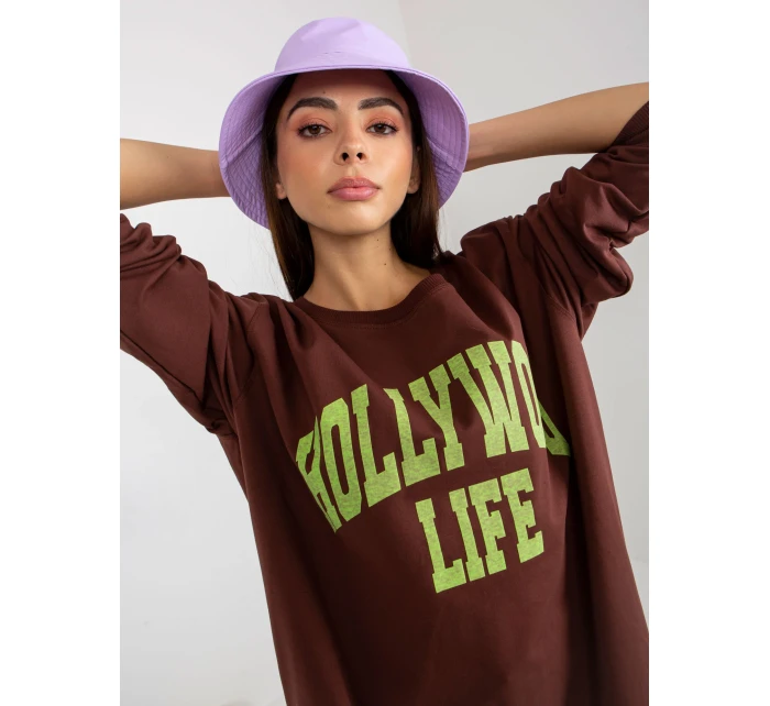 Mikina VI BL 3102.01P tmavo hnedá Mikina VI BL 3102.01P tmavo hnedá