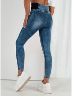 LEITZA dámske džínsové nohavice modré Dstreet UY1920