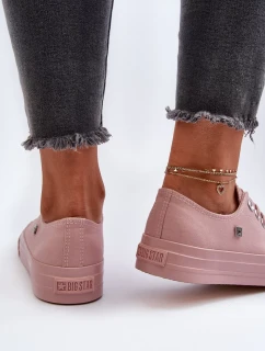 Dámske klasické tenisky Big Star - ružové