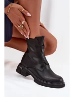 Dámske členkové topánky Karisse - čierne Dámske členkové topánky Karisse - čierne