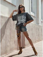 Dámské tričko s potiskem graphite Dstreet model 21978396 - FashionStreet