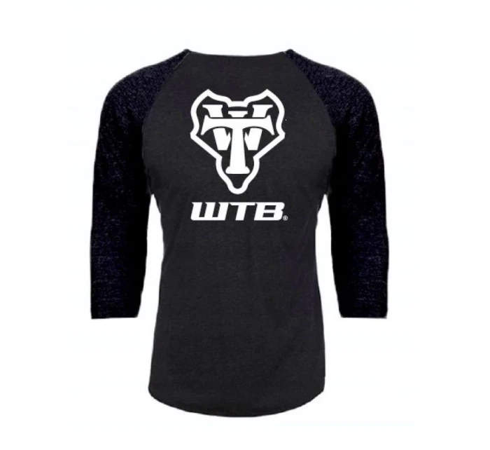 WTB RAGLAN tričko s dlhým rukávom sivé čierne L