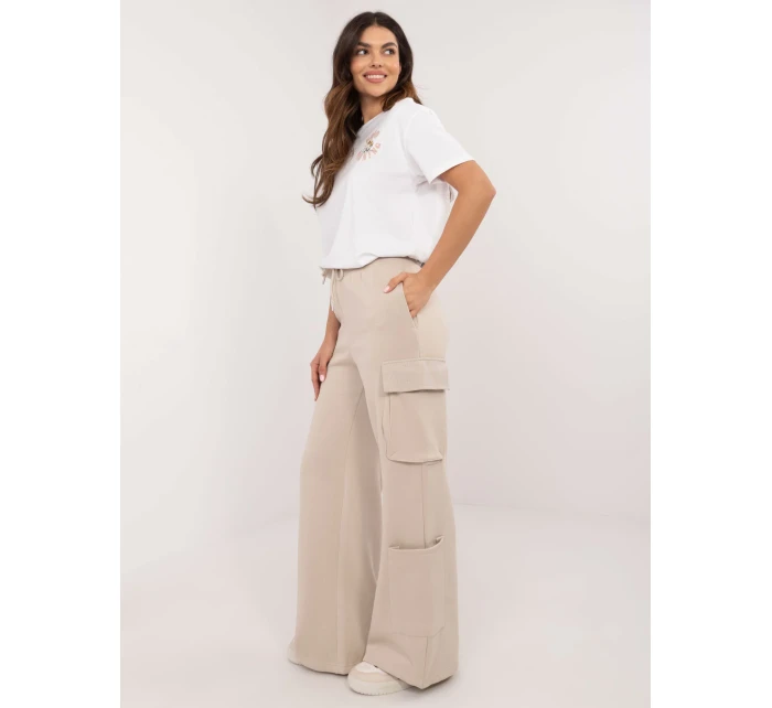 Spodnie model 20614064 beżowy - FPrice Spodnie model 20614064 beżowy - FPrice