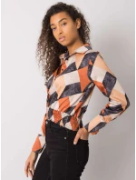 Blúzka DHJ BZ 15251.82 čierna a béžová Blúzka DHJ BZ 15251.82 čierna a béžová