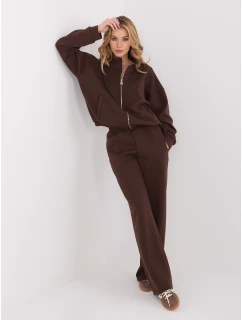 Spodnie SM SP model 21782576 ciemny brązowy - FPrice