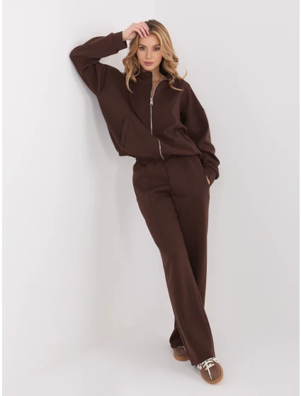 Spodnie SM SP model 21782576 ciemny brązowy - FPrice