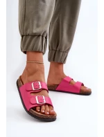 Dámske papuče s prackami Fuchsia Oliena Dámske papuče s prackami Fuchsia Oliena