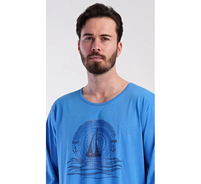 Pánská noční košile s dlouhým rukávem model 21822084 - Vienetta