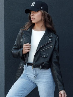 PALIGOR dámska kožená bunda ramones black FashionStreet TY4467