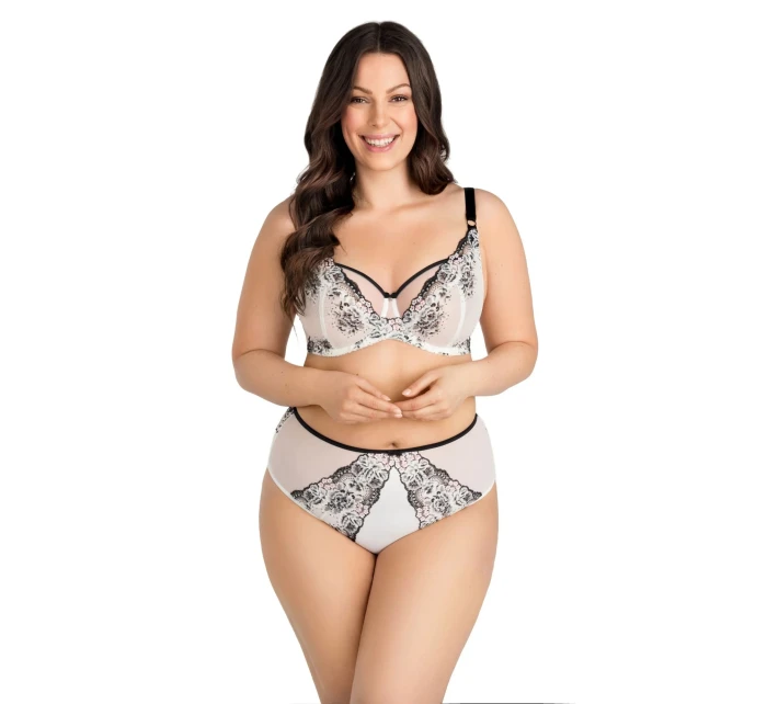 Dámská podprsenka model 20126250 Black & white - Gorsenia