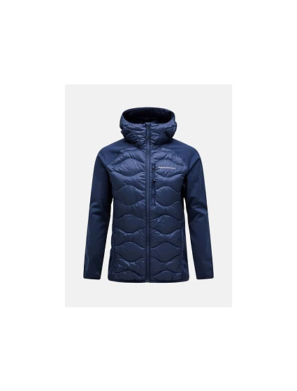 M model 22152472 Down Hybrid Hood bunda tmavě modrá - Peak Performance