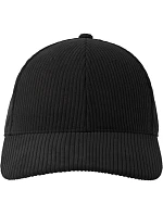 6 panelová manšestrová kšiltovka black model 22478937 - Atlantis Headwear 6 panelová manšestrová kšiltovka black model 22478937 - Atlantis Headwear