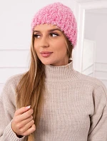 Dámska čiapka Cina K259 tmavo ružová