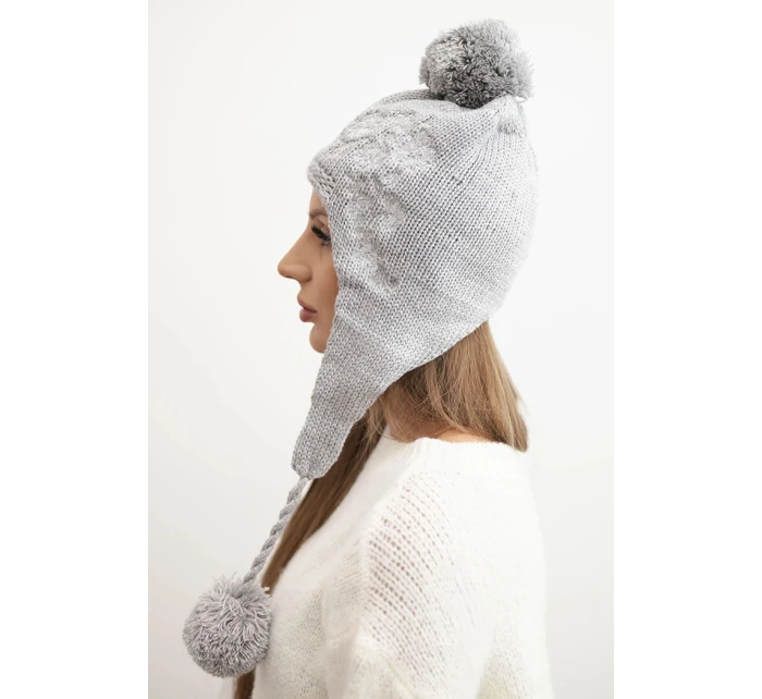 Dámská ušanka Emma K343 denim