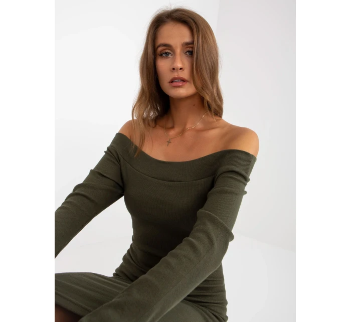 EM SK 674 šaty.26P khaki EM SK 674 šaty.26P khaki