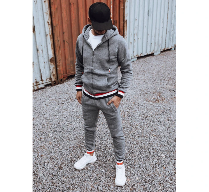 pánské tmavě šedé tepláky model 21971518 - FashionStreet
