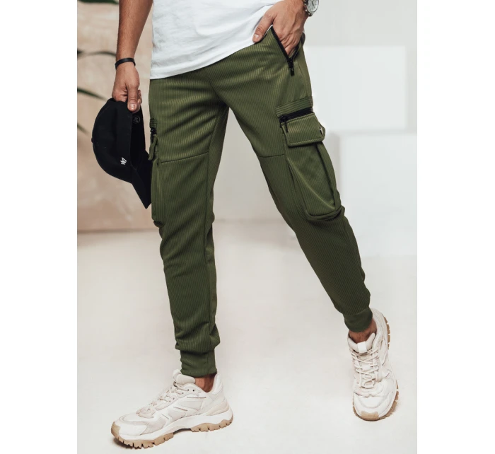 Pánské kalhoty cargo zelené Dstreet model 21982865 - FashionStreet