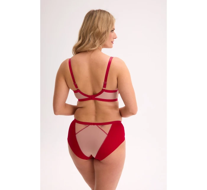 Polomäkká podprsenka Gaia BS 1273 Aina Red-mocha