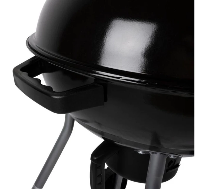 GUĽOVÝ ZÁHRADNÝ GRIL REX STEEL 46CM S POPOLNÍKOM