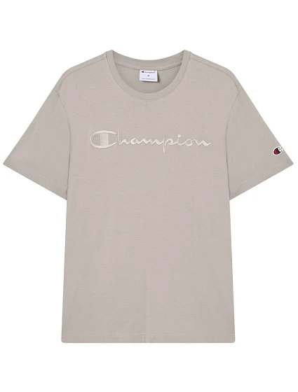 Pánské tričko Champion SS Tee beige 220273 ES035 pánské Pánské tričko Champion SS Tee beige 220273 ES035 pánské