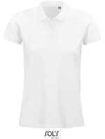 SOL'S Planet Women Dámske polo tričko z bio bavlny 25.3575 biele