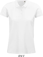 SOL'S Planet Women Dámske polo tričko z bio bavlny 25.3575 biele