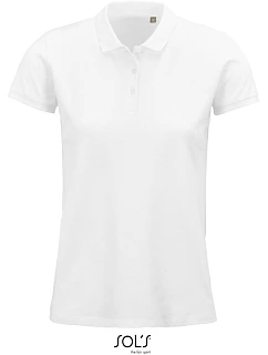 SOL'S Planet Women Dámske polo tričko z bio bavlny 25.3575 biele