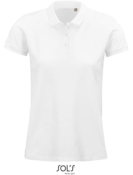 SOL'S Planet Women Dámske polo tričko z bio bavlny 25.3575 biele
