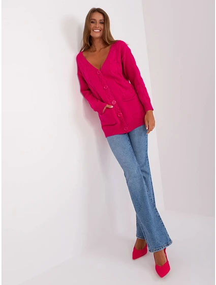 Sweter AT SW model 18895632 fuksjowy - FPrice