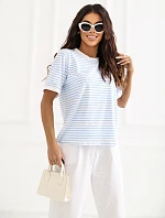 Tričko IT TS 20881.85 bielo-modré