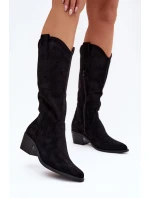 Dámské kovbojky model 21848639 – černé - Kesi