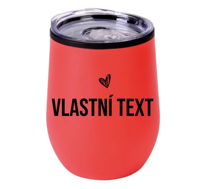 Vlastní text na termohrnek "bowl" 