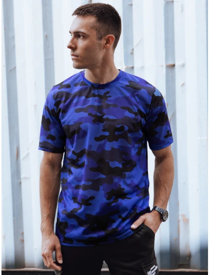 FashionStreet modré moro pánske tričko RX5595