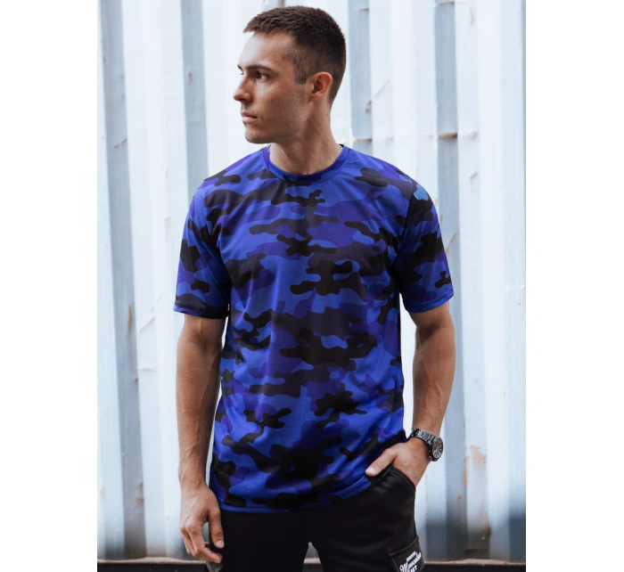 FashionStreet modré moro pánske tričko RX5595