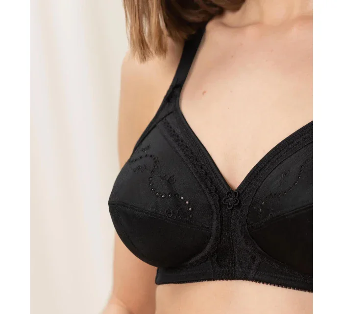 Dámska podprsenka Doreen + Cotton 01 N - BLACK čierna - Triumph Dámska podprsenka Doreen + Cotton 01 N - BLACK čierna - Triumph