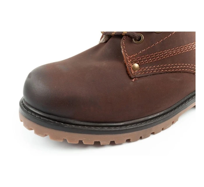 Arch pánské boty model 21420749 boots smart leather dark brown - Wrangler