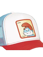 Capslab Šmolkovia Papa Smurf Trucker cap - CL/SMU/1/CT/PAPAB Capslab Šmolkovia Papa Smurf Trucker cap - CL/SMU/1/CT/PAPAB