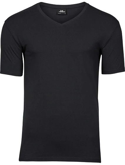 Tee Jays TJ 401 Pánske elastické tričko s výstrihom do V 18.0401 čierne Tee Jays TJ 401 Pánske elastické tričko s výstrihom do V 18.0401 čierne