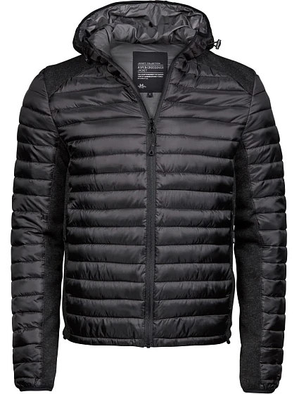 Tee Jays TJ 9610 Pánska outdoorová bunda Crossover 18.9610 čierna/čierna melírovaná Tee Jays TJ 9610 Pánska outdoorová bunda Crossover 18.9610 čierna/čierna melírovaná