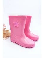 Dziecięce Gumowe Kalosze Różowe Malvi
