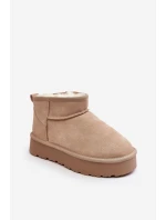 semišové nízké sněhule jasně béžové model 21638825 - Boto semišové nízké sněhule jasně béžové model 21638825 - Boto